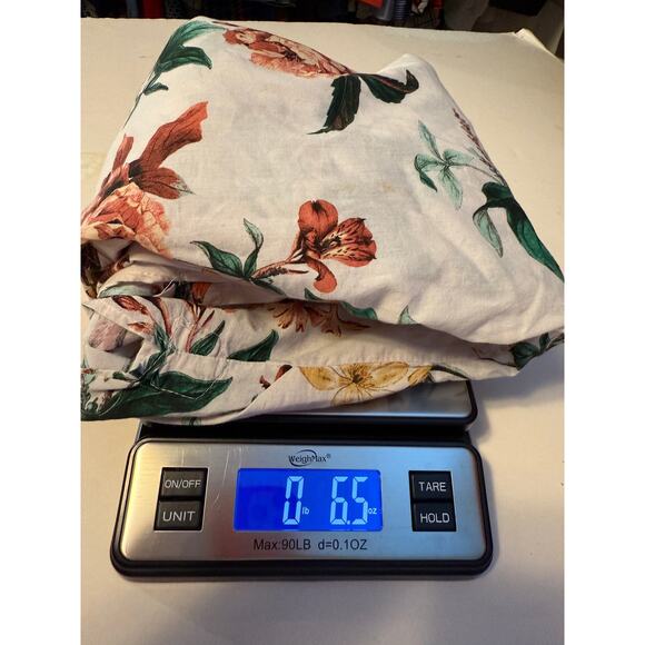 Zara Floral Button Down Tunic Top L Longline Shirt Dress Boho Cottagecore Chic - Picture 8 of 8